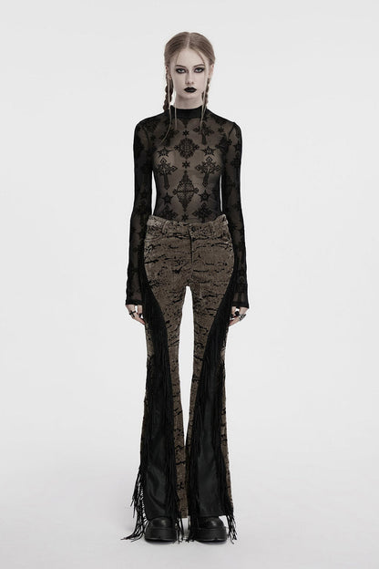 Cathedral Crosses Mesh Top