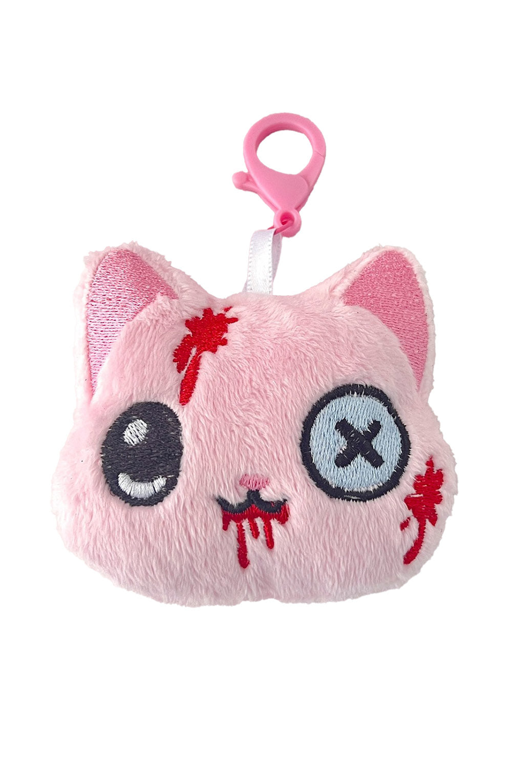 Creepy Cute Kawaii Cat Plush Bag Charm [Bloody Pastel]