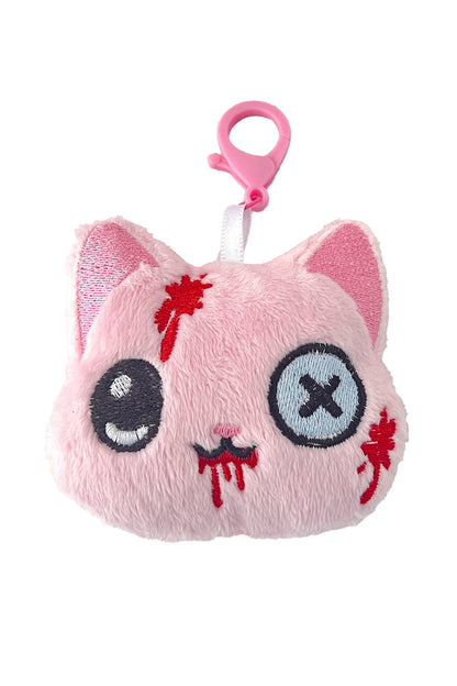 Creepy Cute Kawaii Cat Plush Bag Charm [Bloody Pastel]