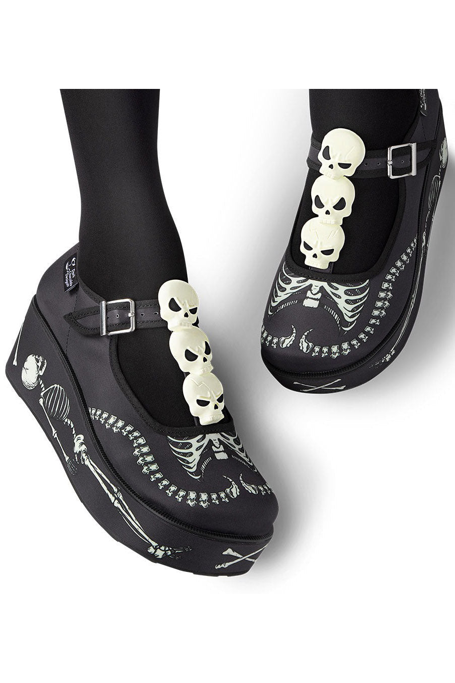 Chocolaticas® Skeletons Under Your Bed Women's Mary Jane Pump
