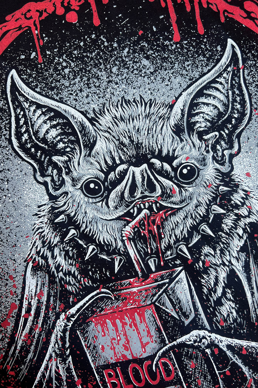 Bat Blood Snack Time T-shirt