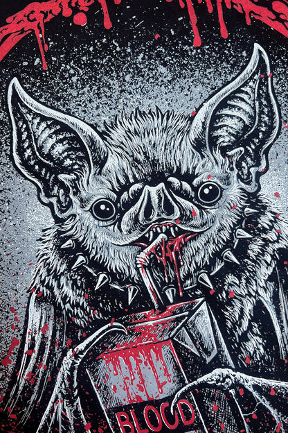 Bat Blood Snack Time T-shirt