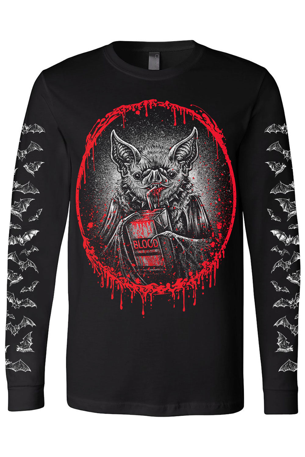Bat Blood Snack Time T-shirt