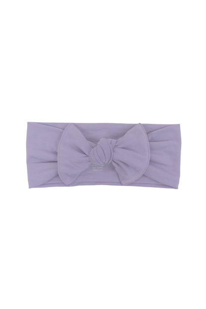 Knotted Bow Headband in Taro