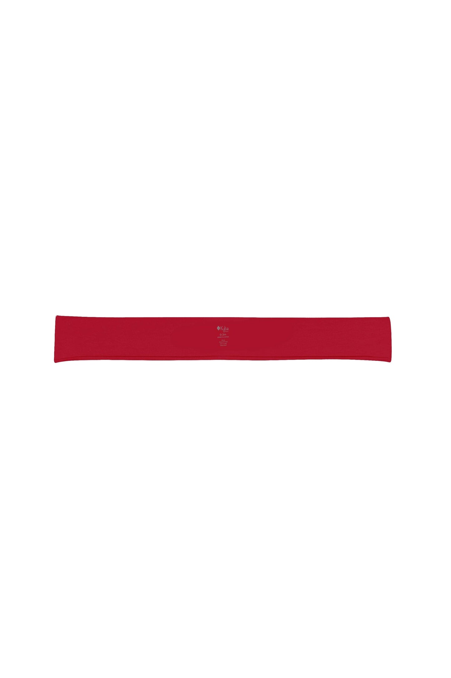 Knotted Bow Headband in Cardinal