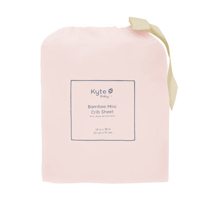 Mini Crib Sheet in Blush