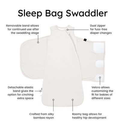 Sleep Bag Swaddler in Oat 1.0