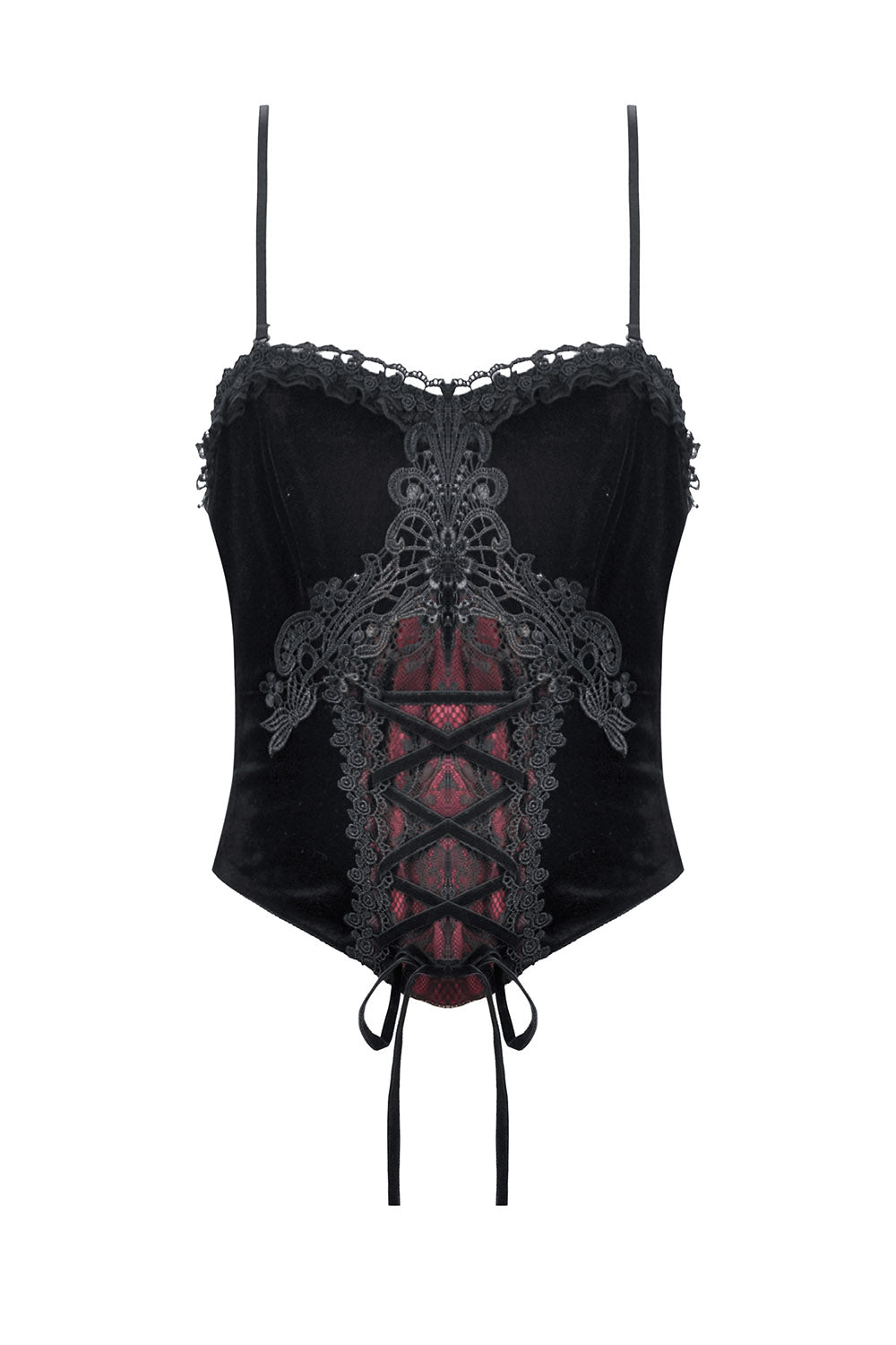 Burgundy Wine Bustier Top