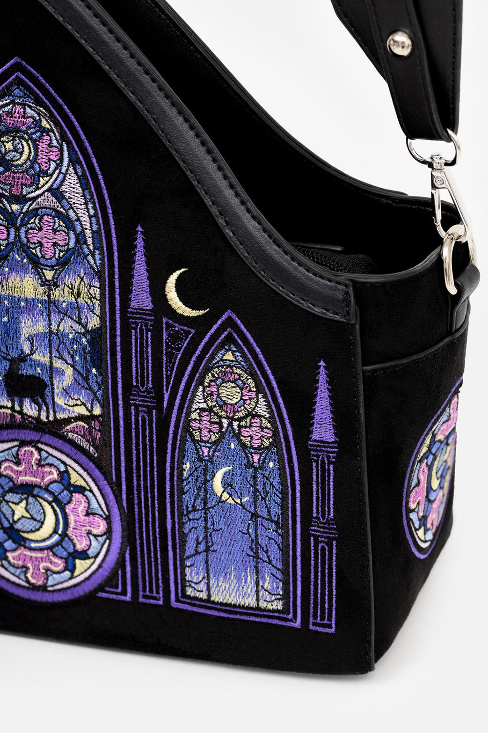 Aurora Cross Body Bag Northern Lights Embroidery