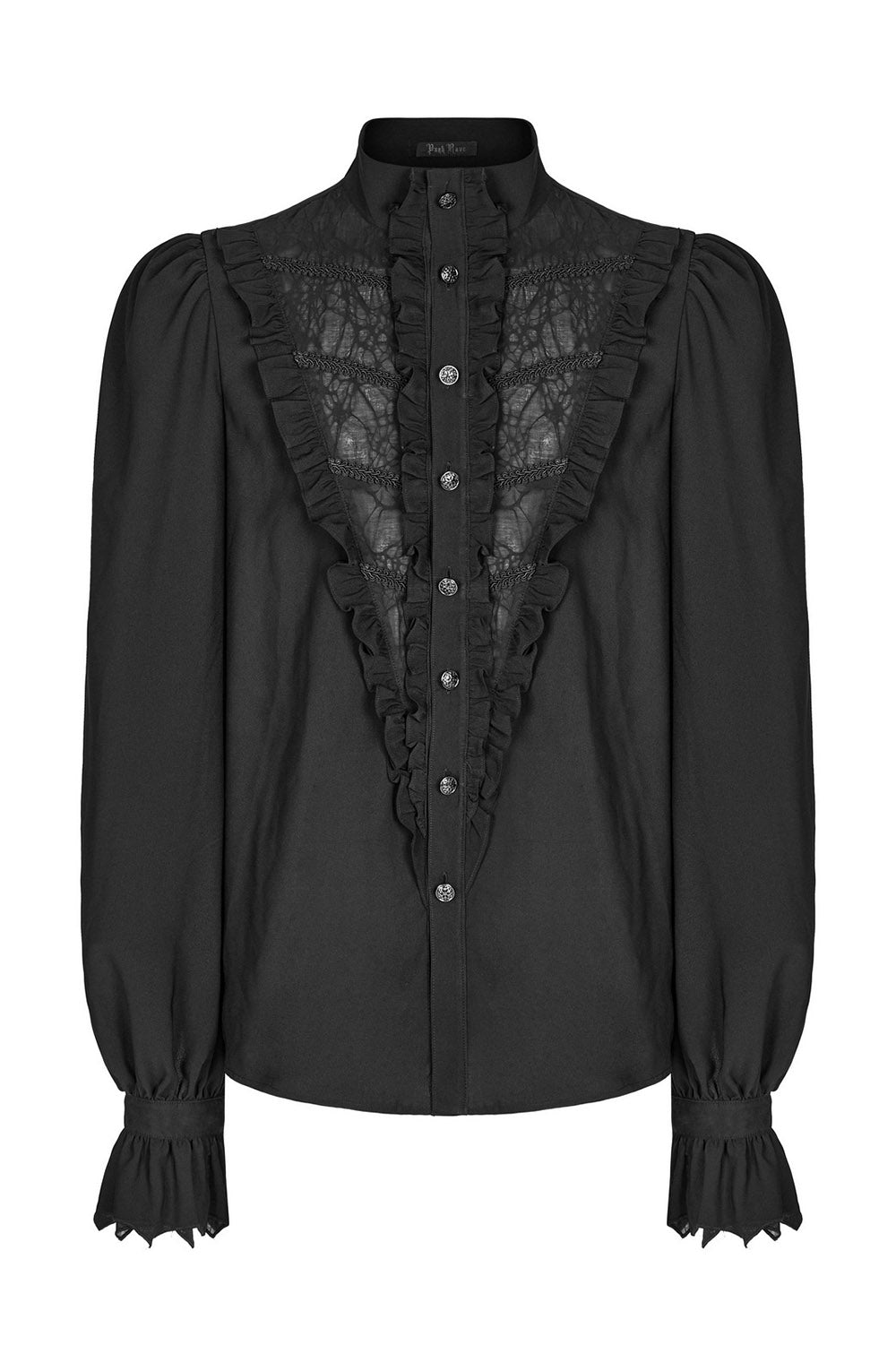 Coffinry Tattered Button-Up Shirt