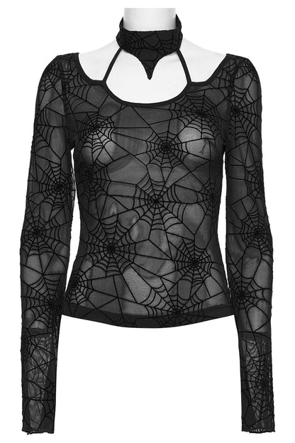 Black Widow Mesh Top