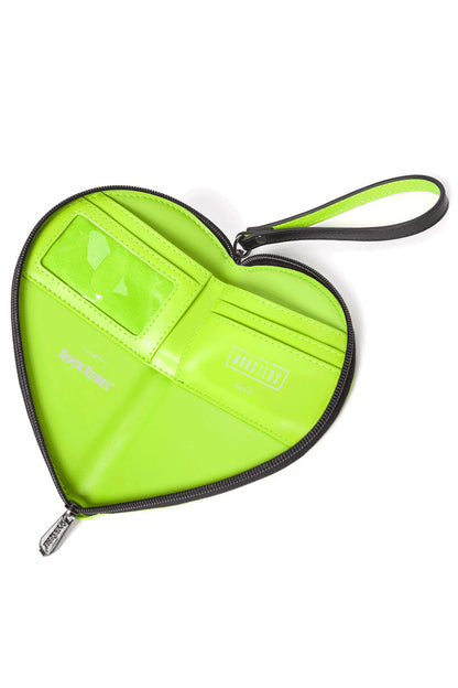 Bride Of Frankenstein Stitch Heart Wallet