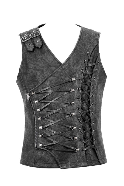 Black Apocalypse Punk Waistcoat