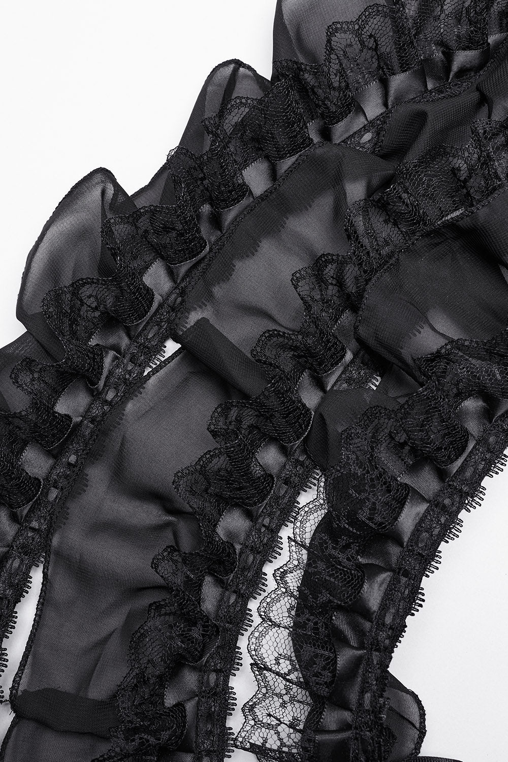 Black Bones Bustle Skirt