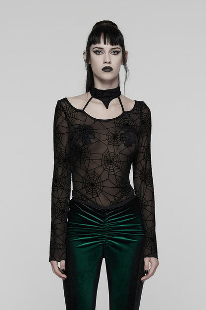 Black Widow Mesh Top
