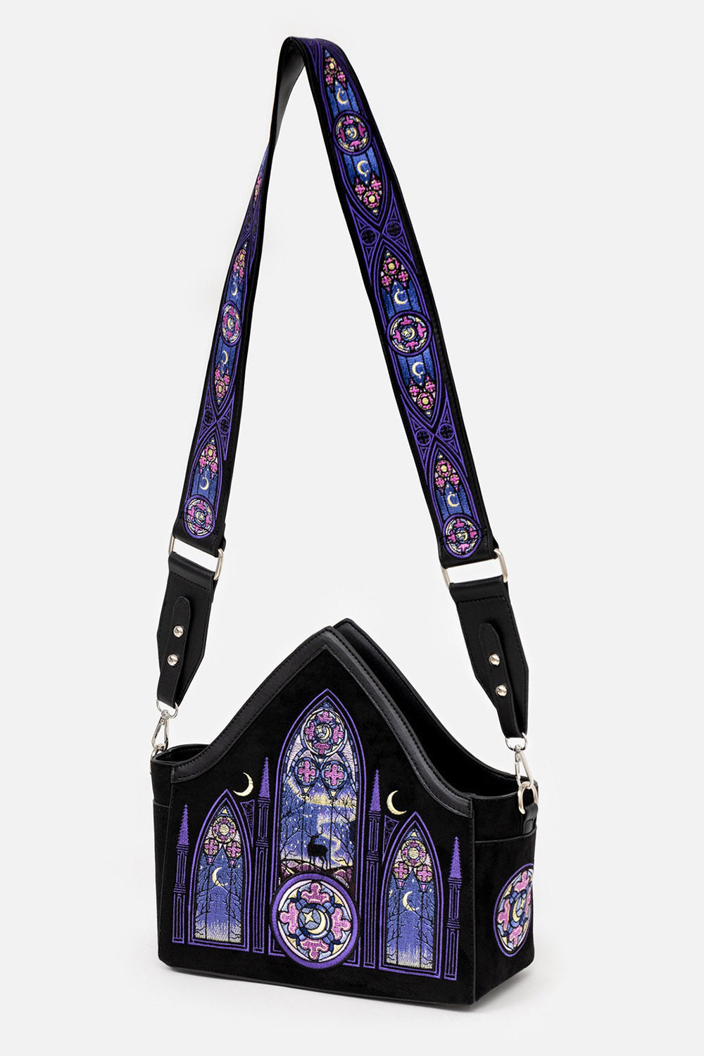 Aurora Cross Body Bag Northern Lights Embroidery