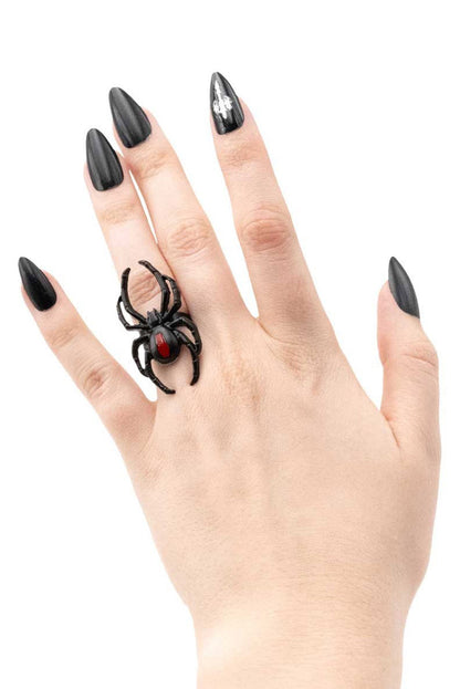Black Widow Spider Ring