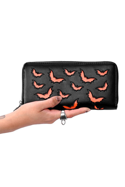 Bat Wallet [Black/Orange]