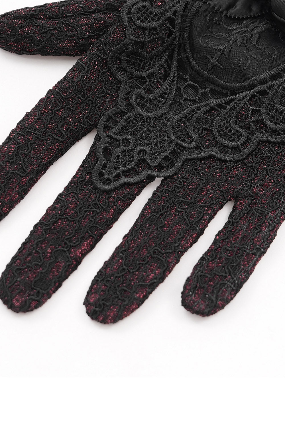 Blood Lace Gothic Gloves