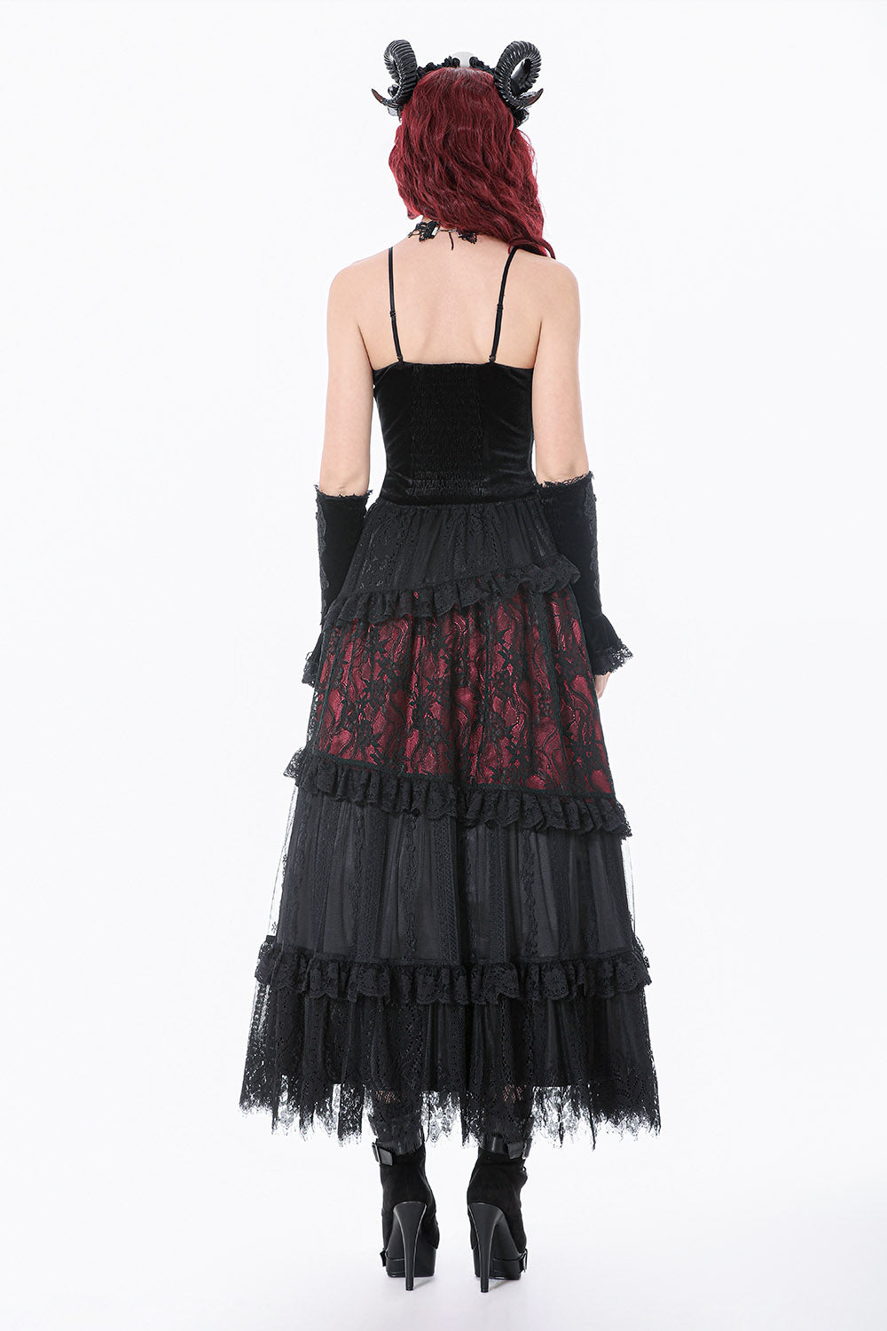 Burgundy Wine Bustier Top
