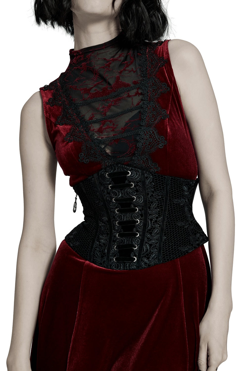 Ash Wednesday Velvet Corset [BLACK]