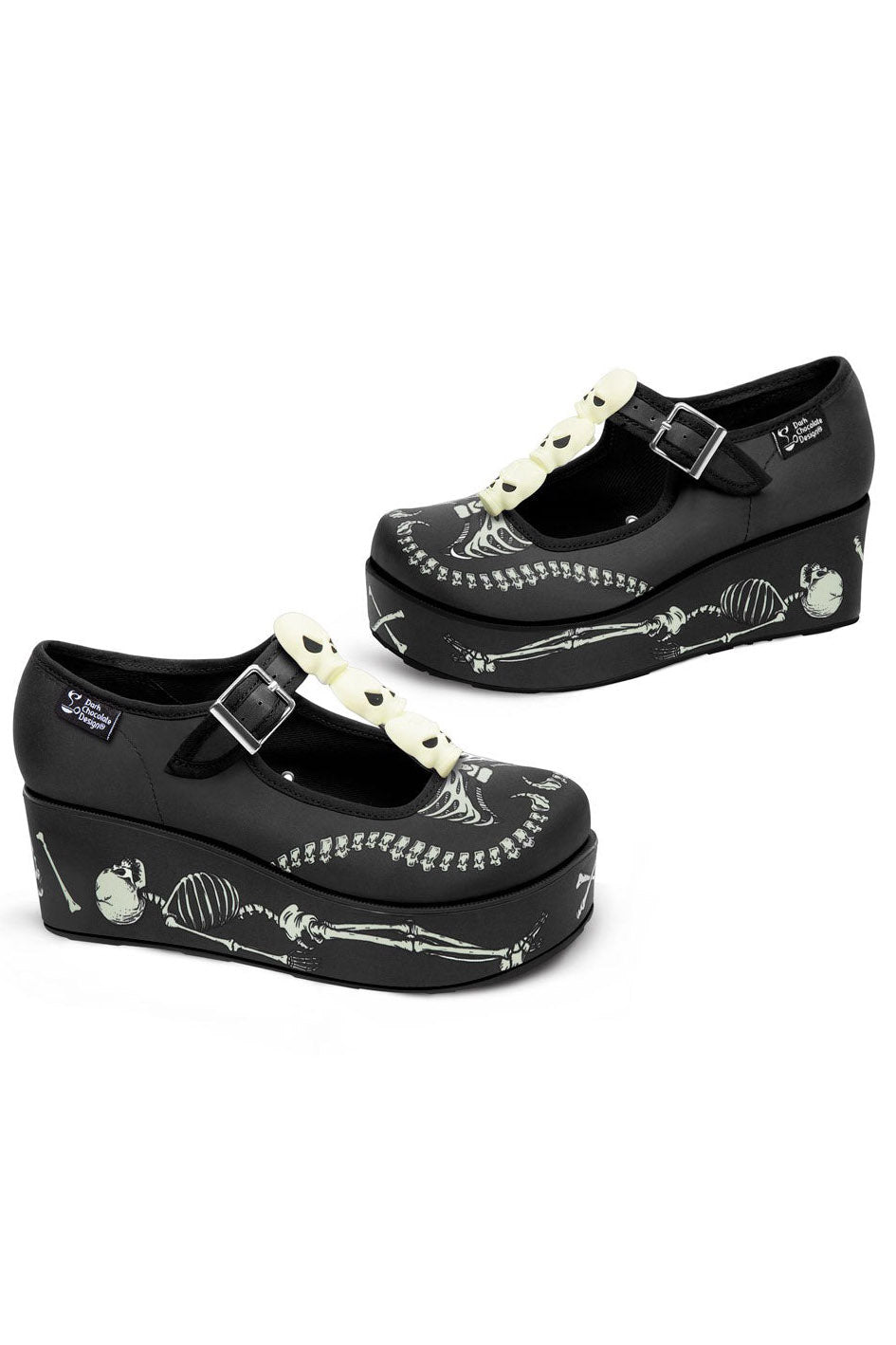 Chocolaticas® Skeletons Under Your Bed Women's Mary Jane Pump