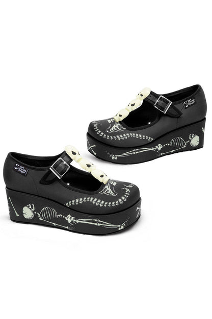 Chocolaticas® Skeletons Under Your Bed Women's Mary Jane Pump