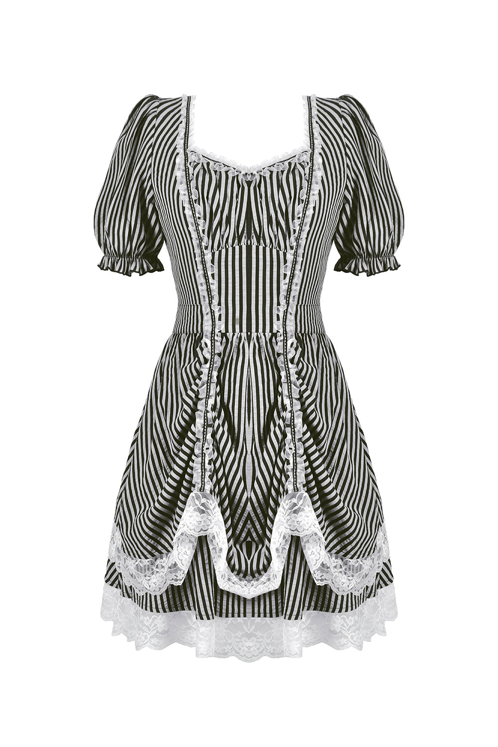Curious & Curiouser Puff Sleeve Dress