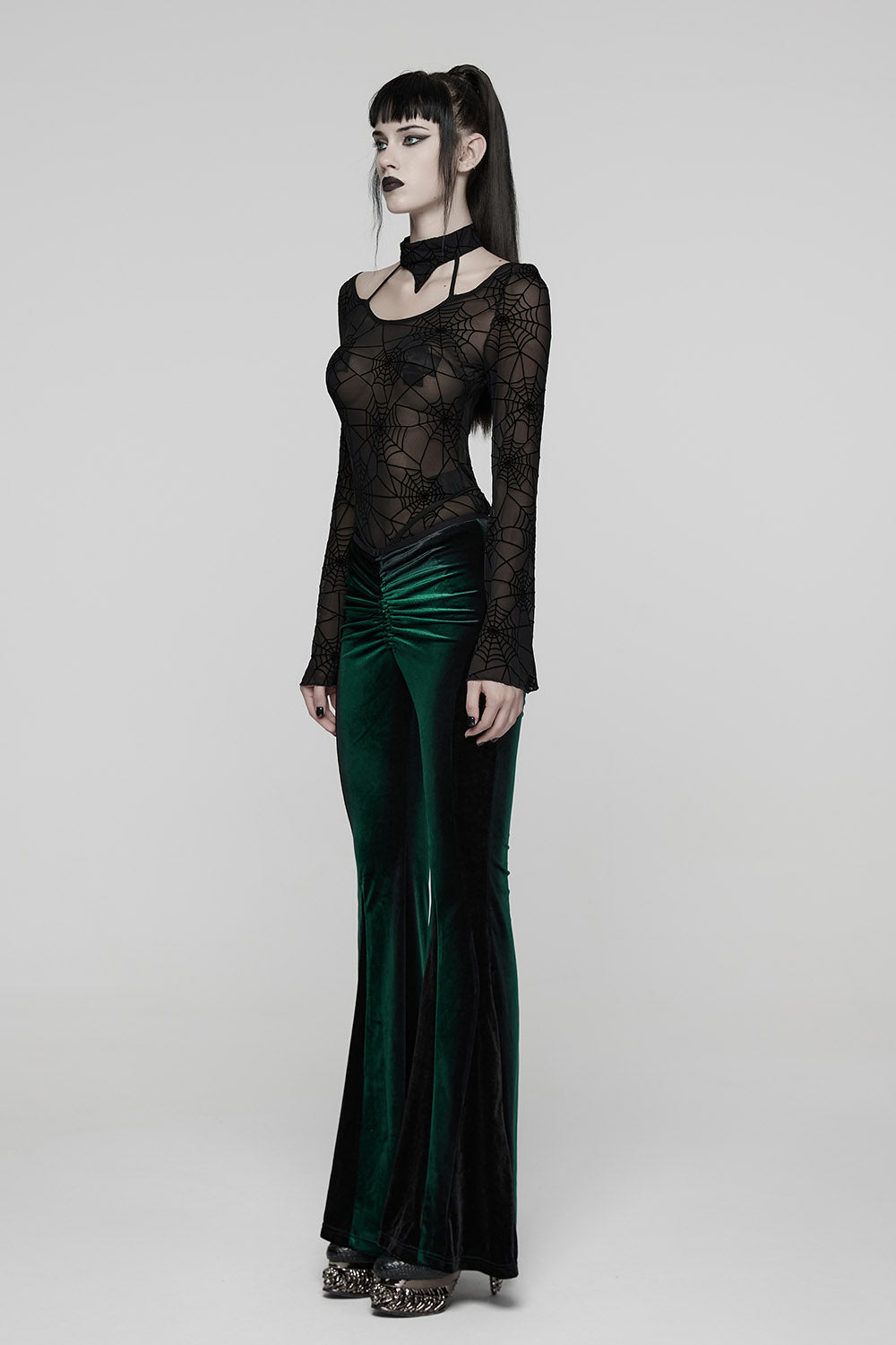 Black Widow Mesh Top